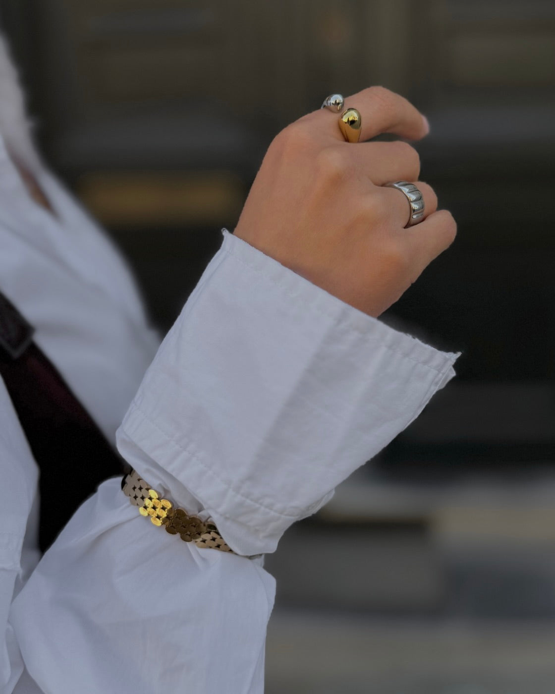 Bicolor Embrace Ring