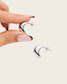 Lune Earrings Silver